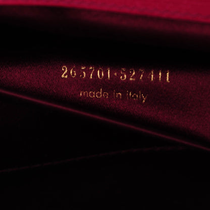 Saint Laurent Textured Calfskin Classic Y Ligne Clutch Fuchsia 7 of 7