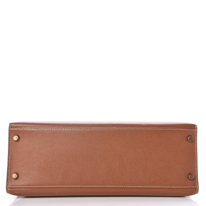 Hermes Courchevel Kelly Sellier 32 Gold 6 of 41
