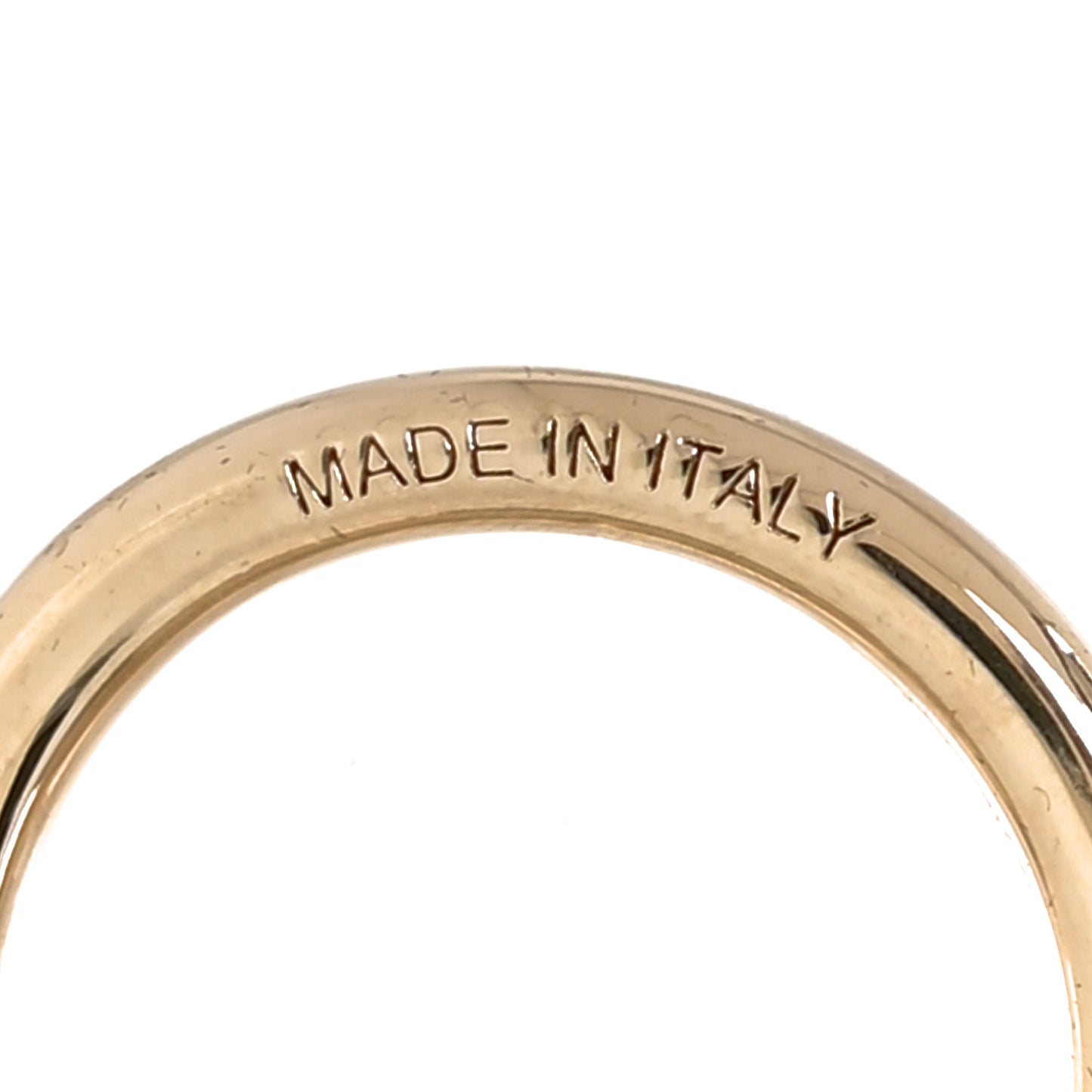 Permabrass Mors Scarf Ring Gold
