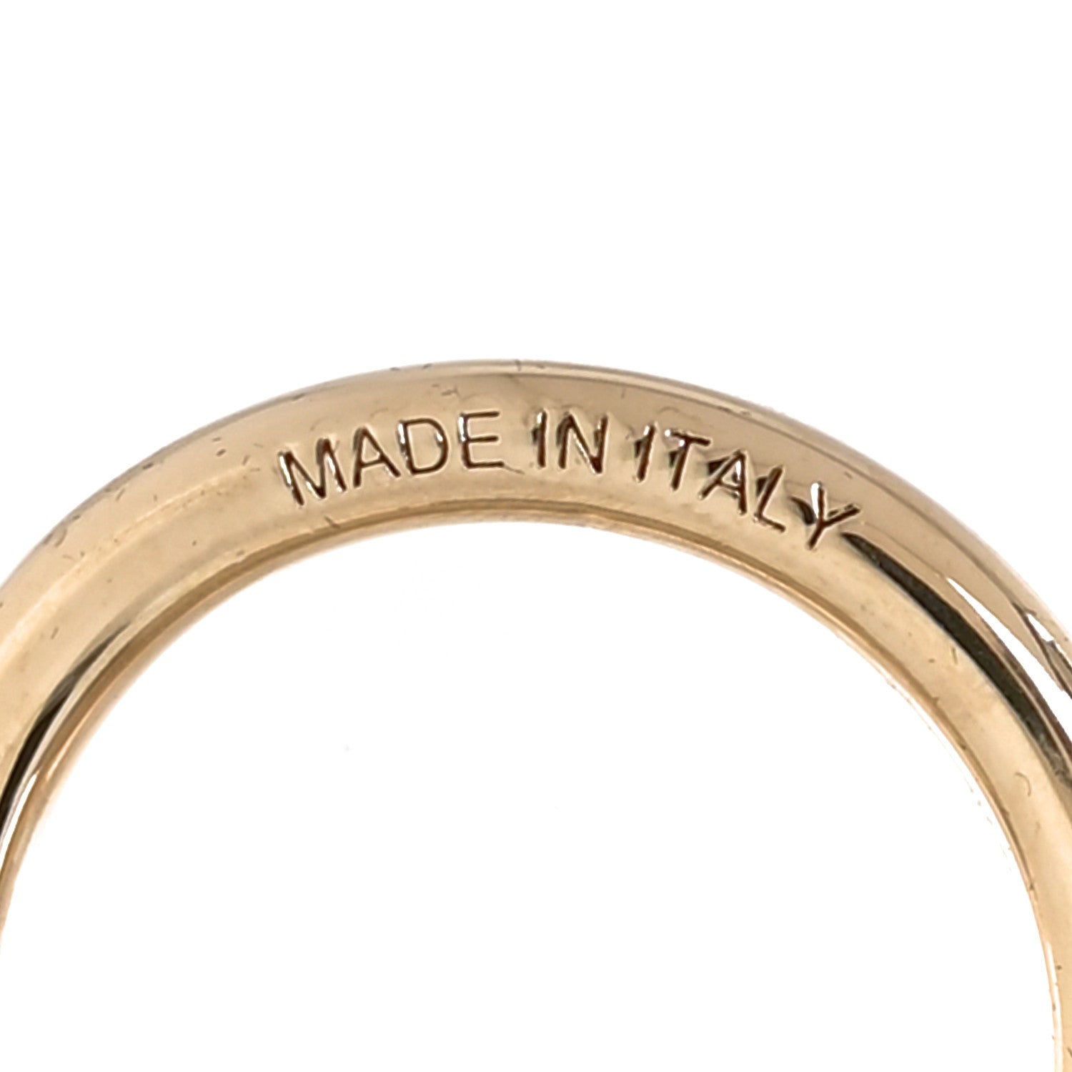 Hermes Permabrass Mors Scarf Ring Gold 4 of 5