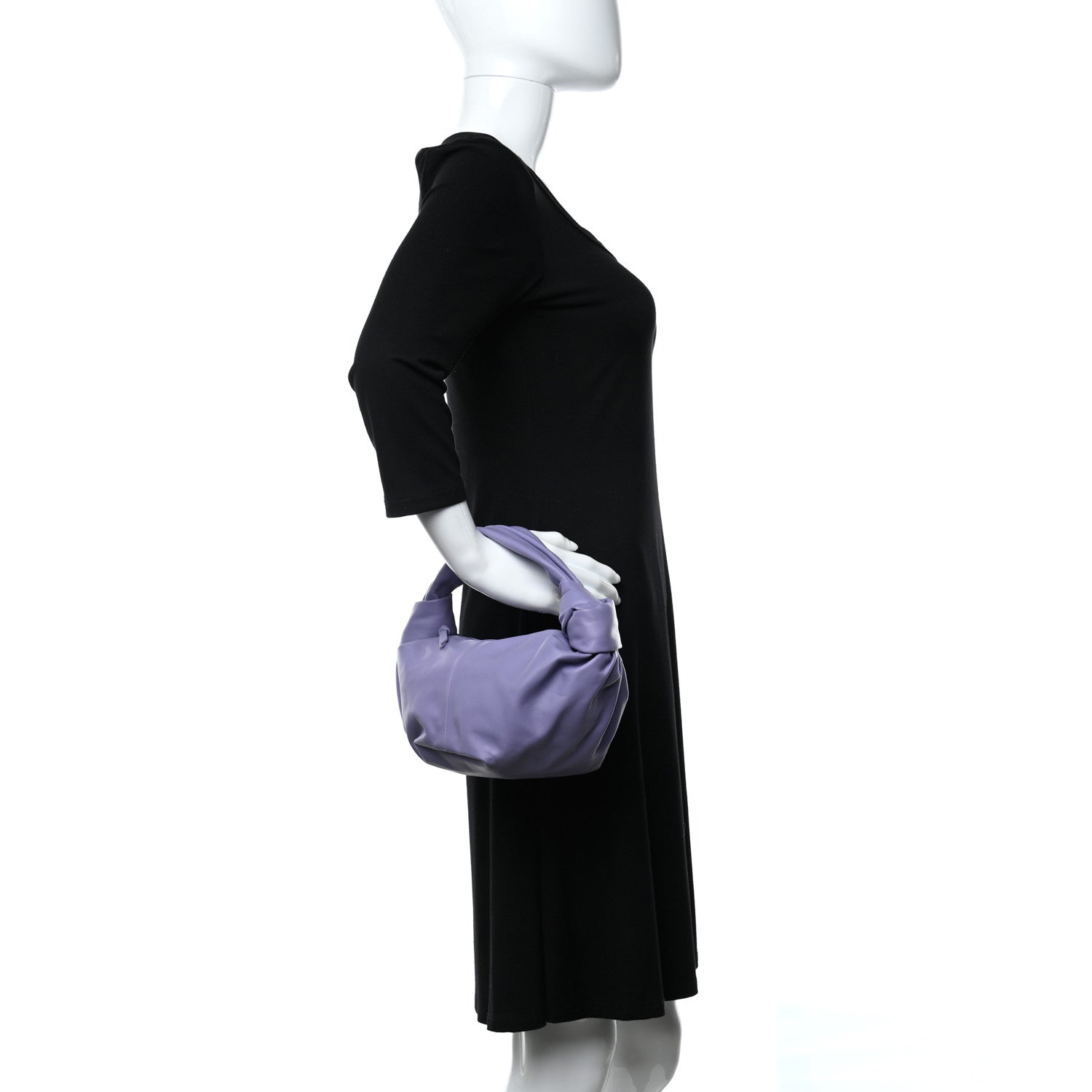 Bottega Veneta Nappa Mini Double Knot Bag Lavender 2 of 10
