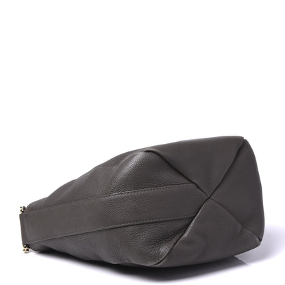 Gucci Pebbled Calfskin Shoulder Bag Grey 3 of 11