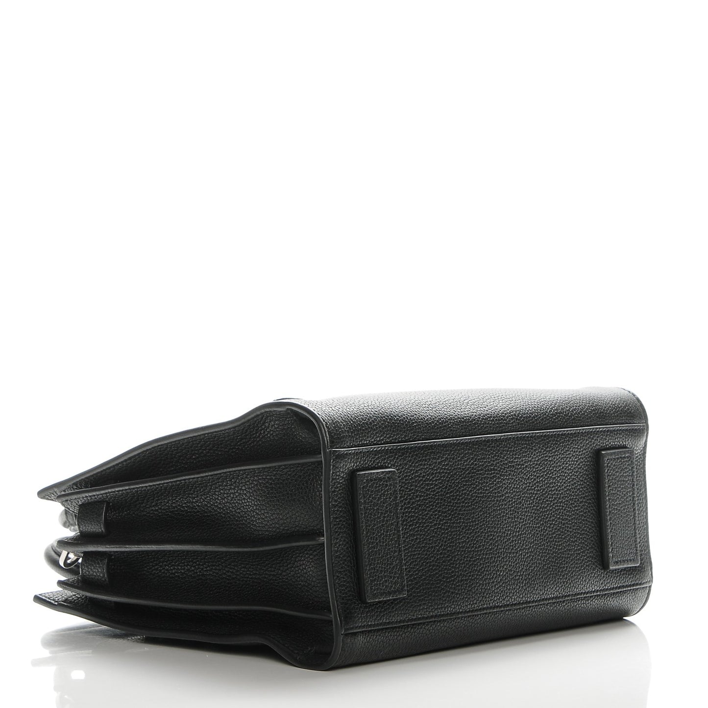 Grained Calfskin Baby Sac De Jour Black