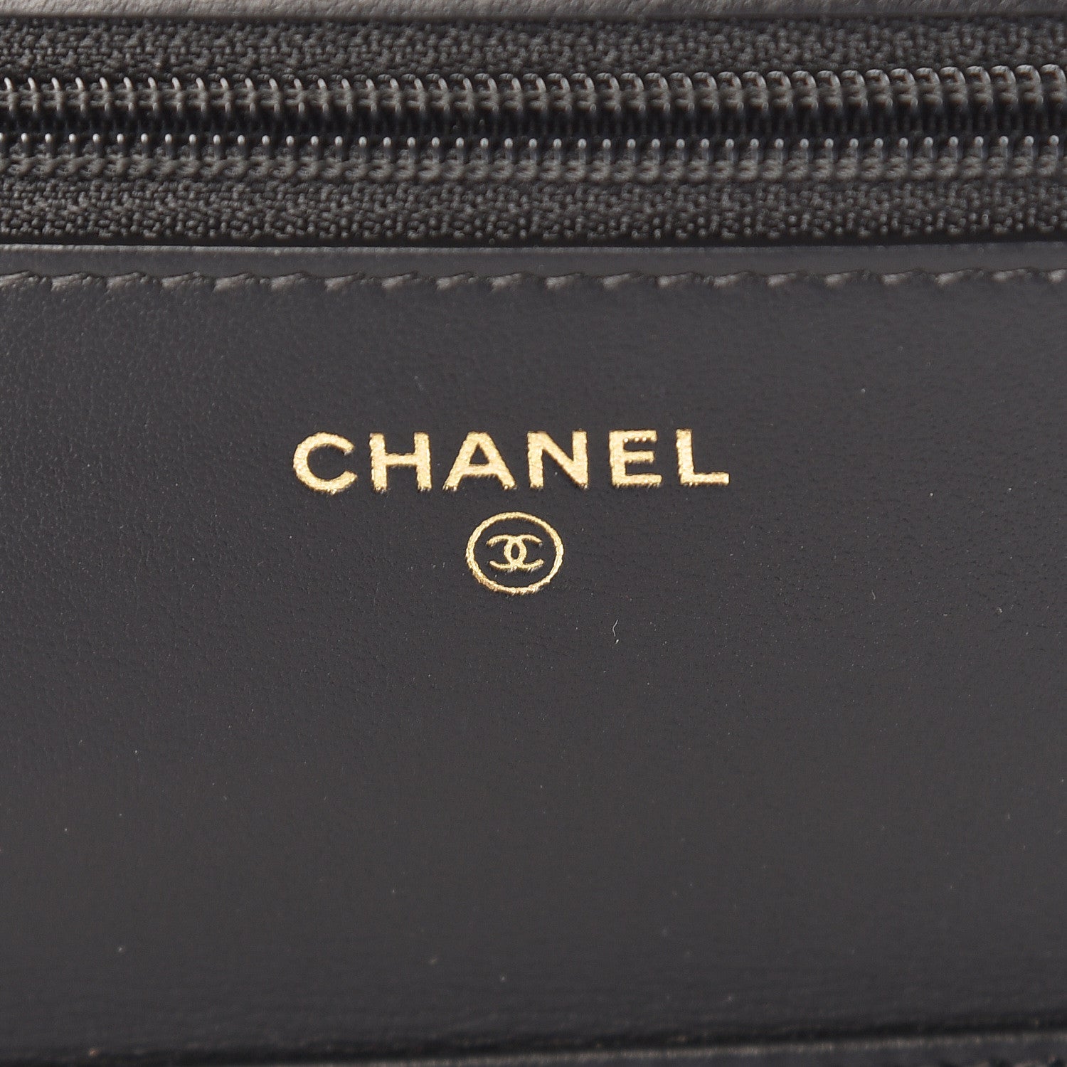 Chanel Tweed Wallet On Chain WOC Black 6 of 10