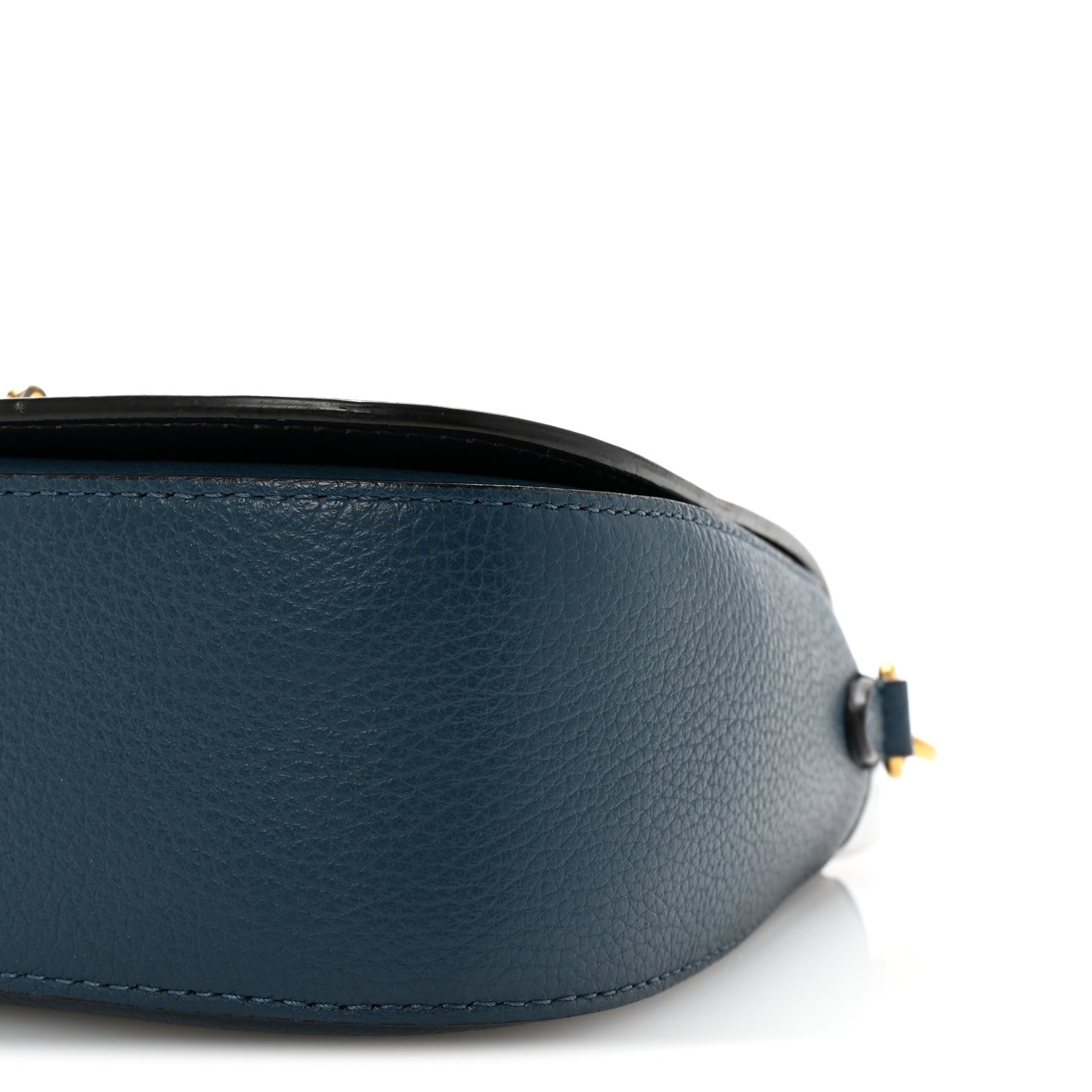 Mulberry Small Classic Grain Calfskin Small Darley Satchel Blue 9 of 9