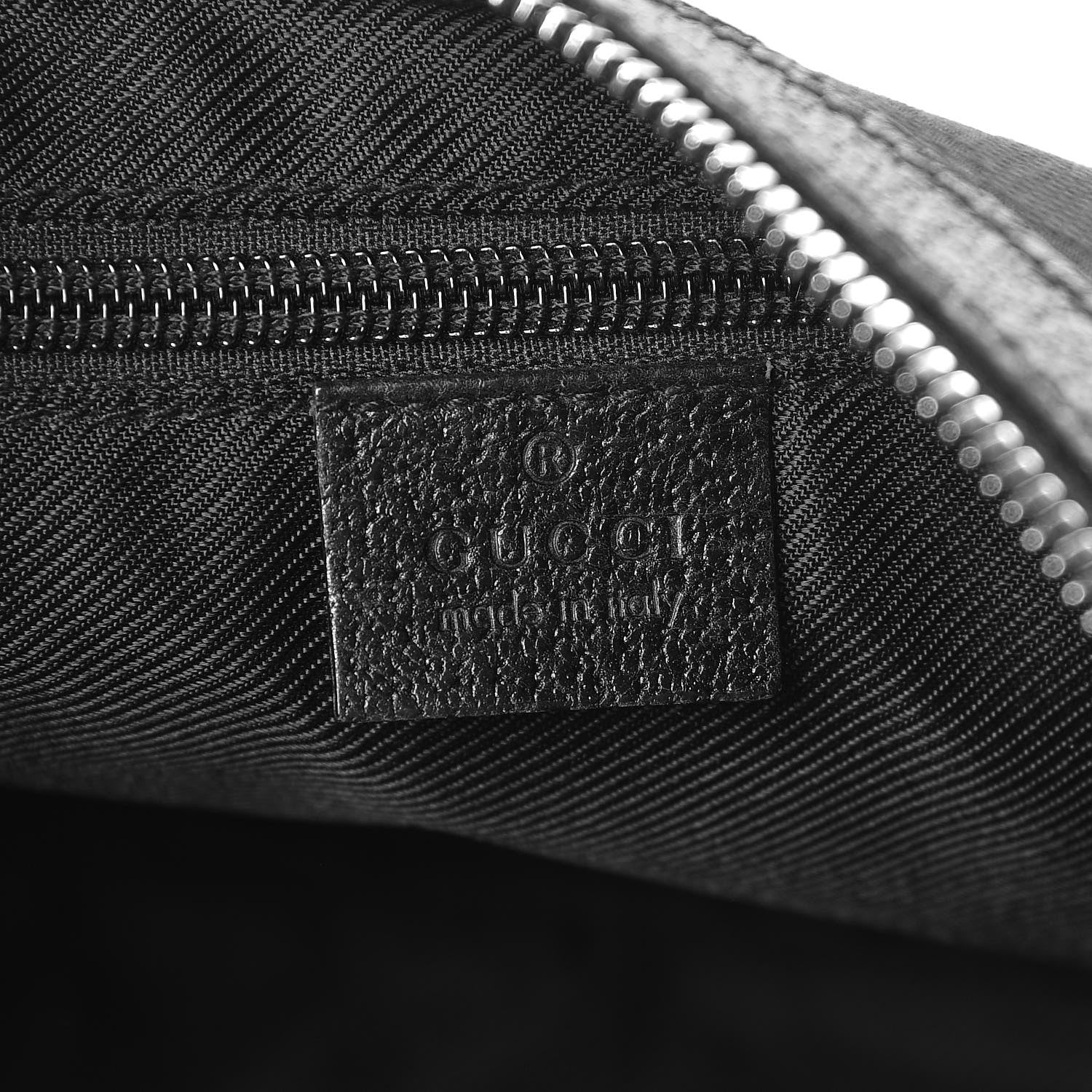 Gucci Monogram Medium Half Moon Hobo Black 6 of 7