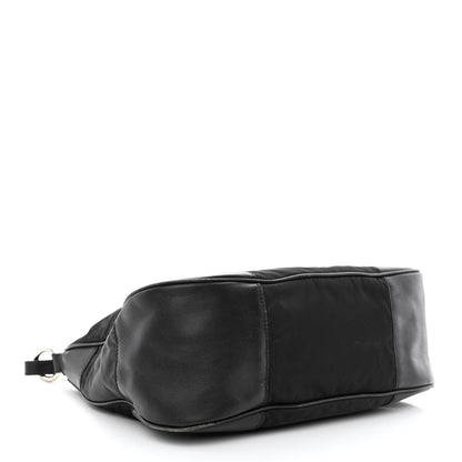 Prada Tessuto Nylon Hobo Black 4 of 12