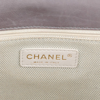 Chanel Calfskin Quilted Large Retro Chain Flap Grey 6 of 10