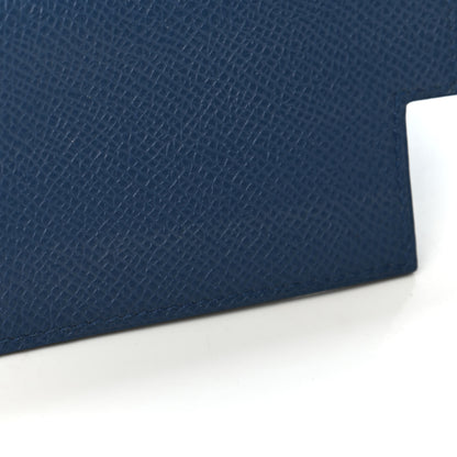 Hermes Epsom Kelly Longue Wallet Blue Agate 5 of 5
