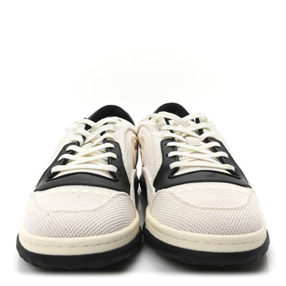 Gucci Canvas Calfskin Mens Mac80 Sneakers 8.5 Natural Black 3 of 10