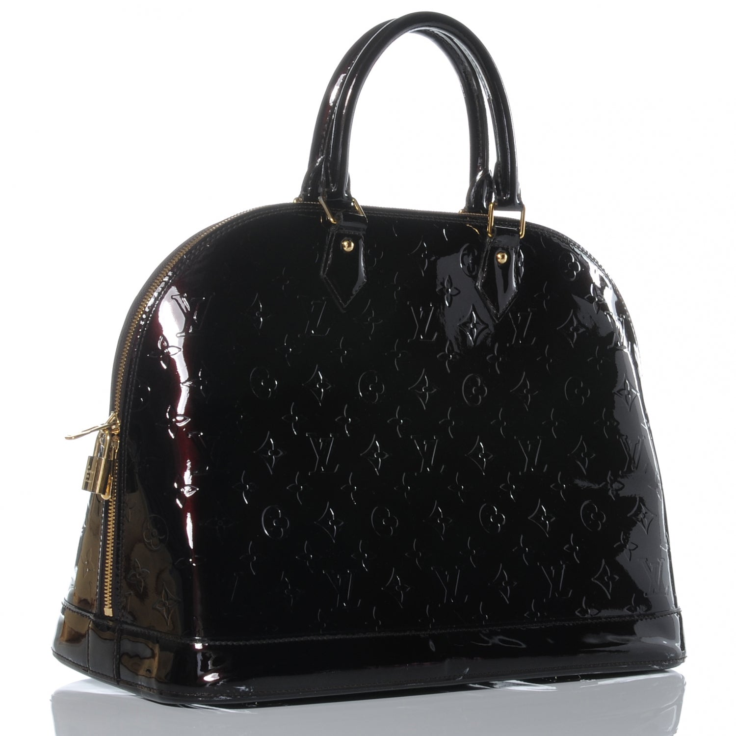 Louis Vuitton Vernis Alma GM Amarante 3 of 7