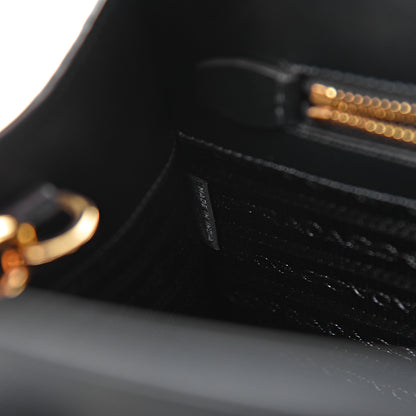 Prada Saffiano Soft Calfskin Tote Black 7 of 11
