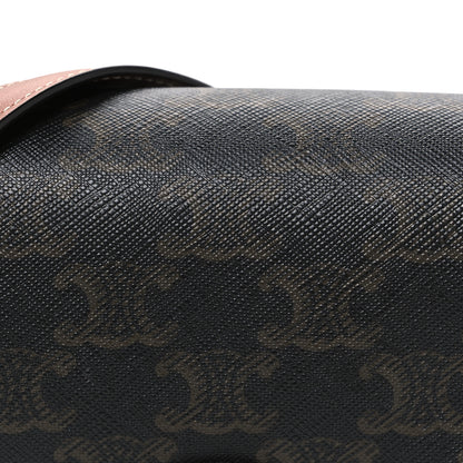 Celine Canvas Calfskin Triomphe Mini Besace Tan 8 of 11