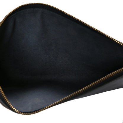 Louis Vuitton Epi Pochette Accessories 24 Black 4 of 8