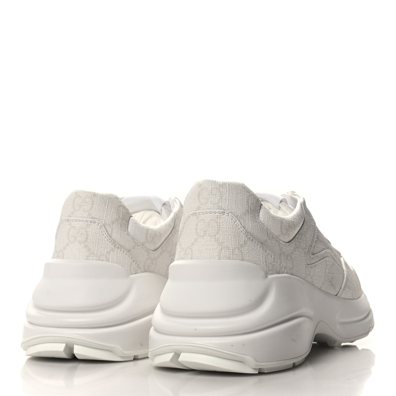 Gucci GG Supreme Monogram Womens Rhyton Sneakers 36.5 White 4 of 9