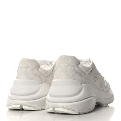 Gucci GG Supreme Monogram Womens Rhyton Sneakers 36.5 White 4 of 9
