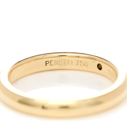 Tiffany 18K Yellow Gold Diamond Elsa Peretti Band Ring 48 4.5 4 of 5