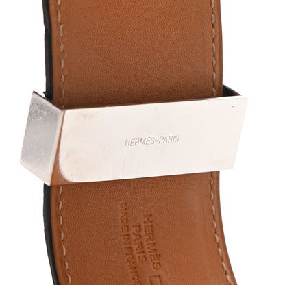 Hermes Shiny Alligator Collier de Chien CDC Bracelet S Graphite 6 of 10