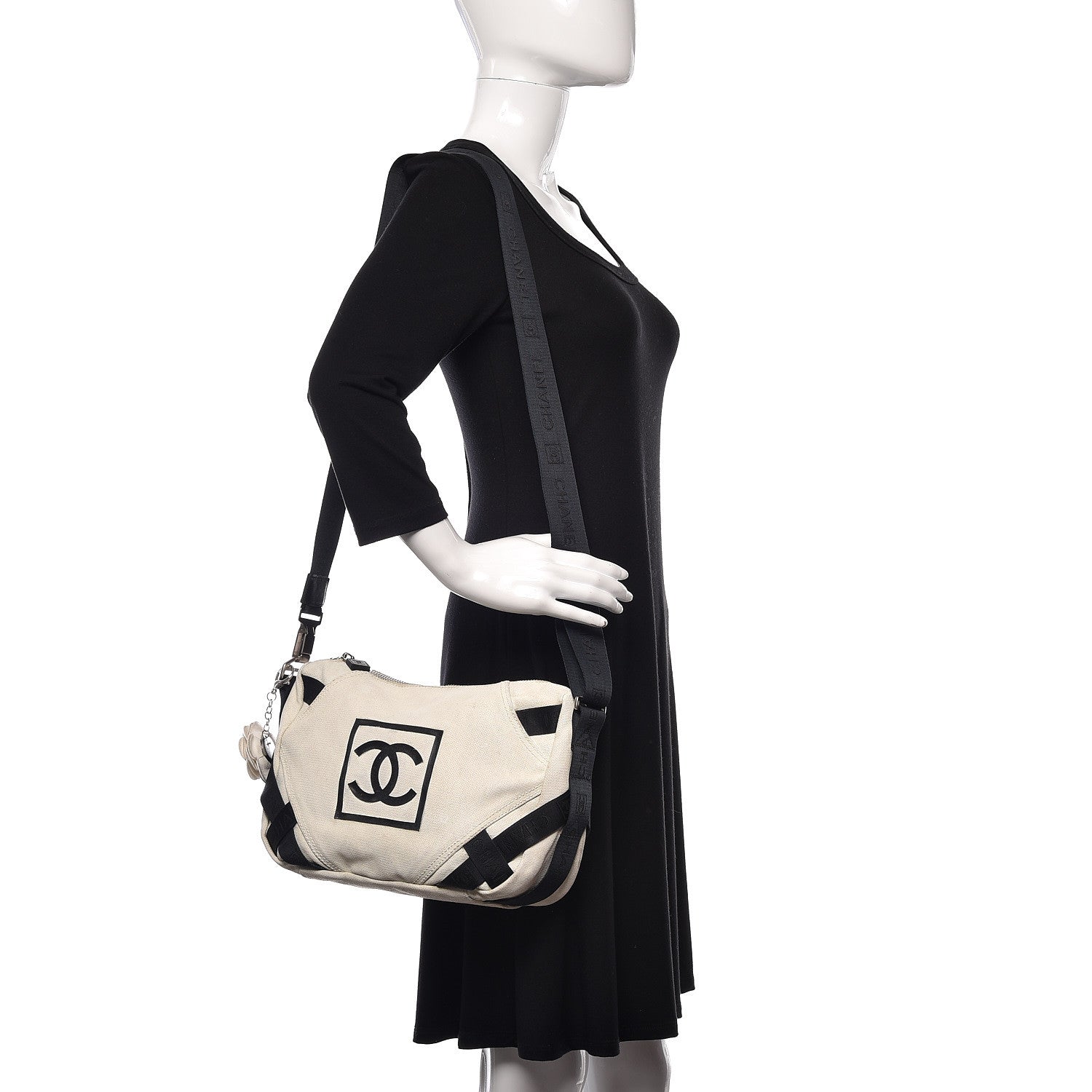 Chanel Canvas Sport Messenger White 2 of 21