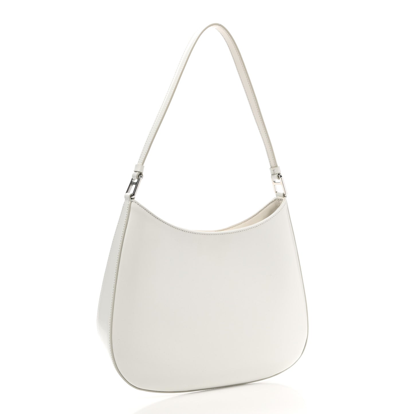 Spazzolato Cleo Shoulder Bag White