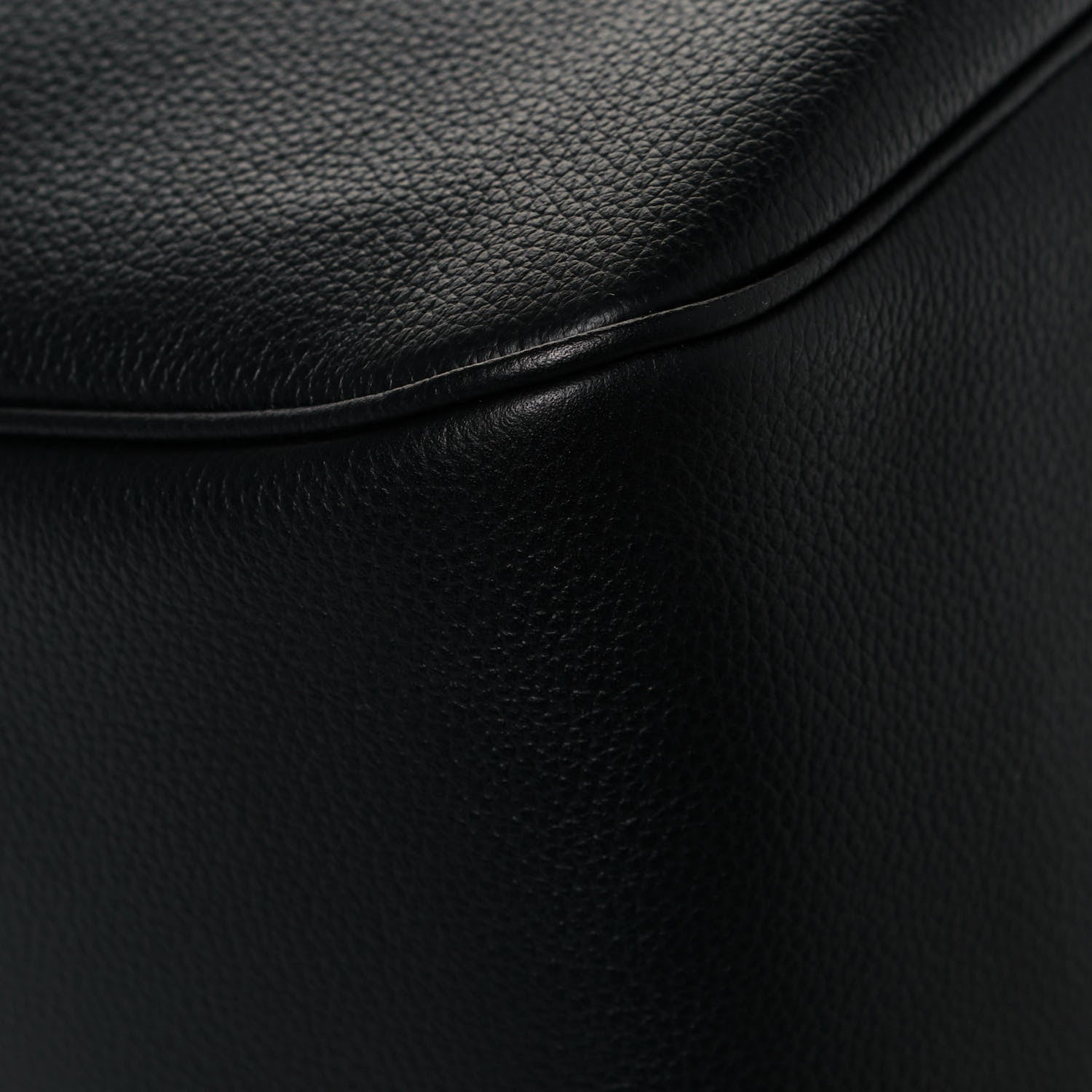 Versace Grained Calfskin La Medusa Bucket Bag Black 10 of 13