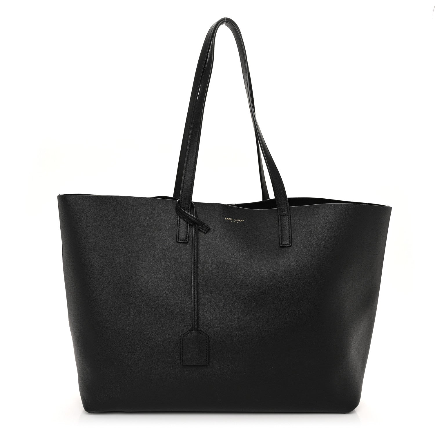 Saint Laurent Calfskin Large Shopping Tote Black 1 of 12