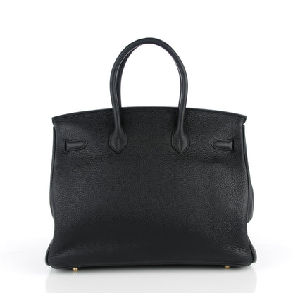 Hermes Taurillon Clemence Birkin 35 Black 4 of 23