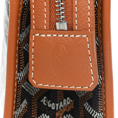 Goyard Goyardine Jouvence MM Toiletry Pouch Black Gold 6 of 8