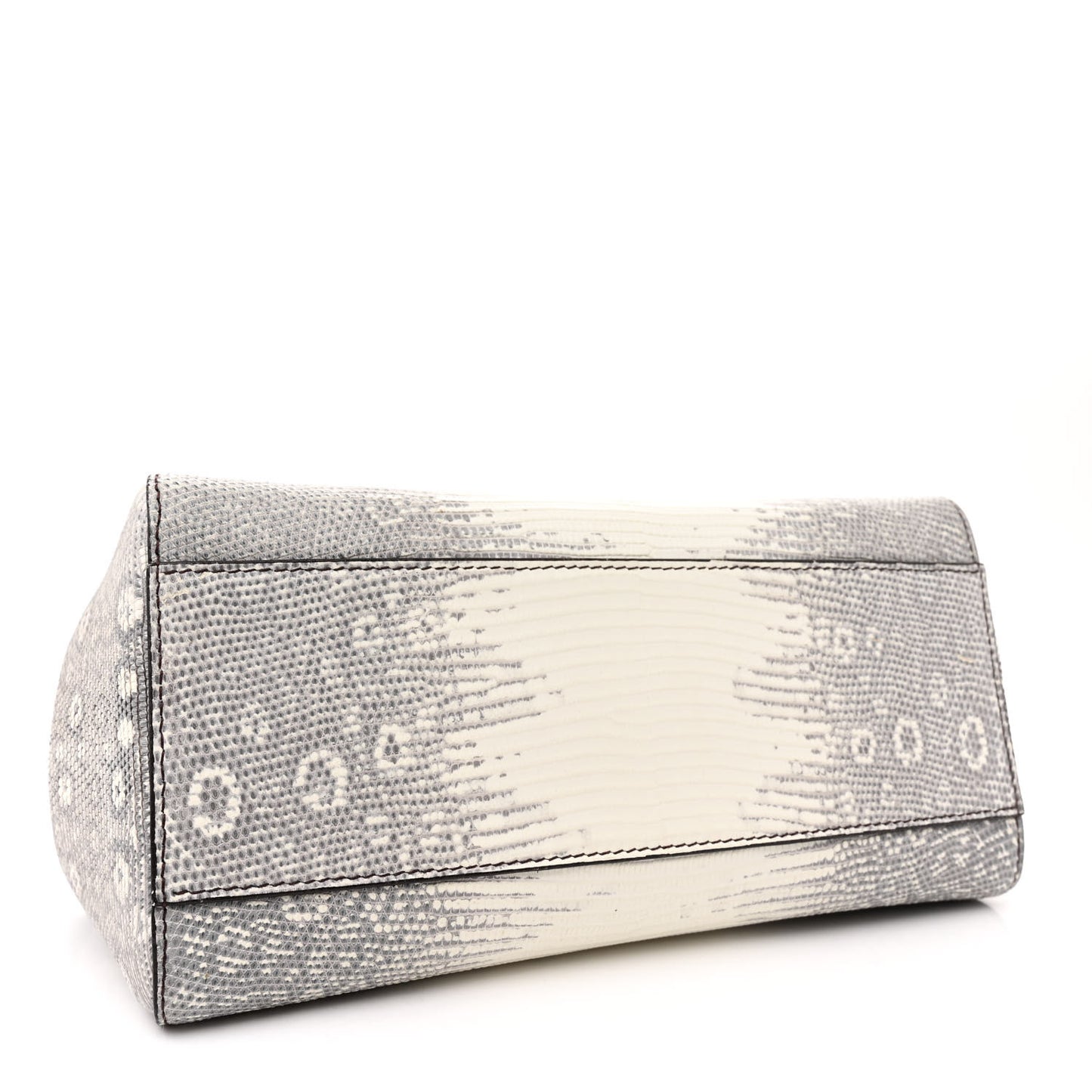 Lizard Togo Shiny Nappa Mini Peekaboo Iconic Satchel Roccia
