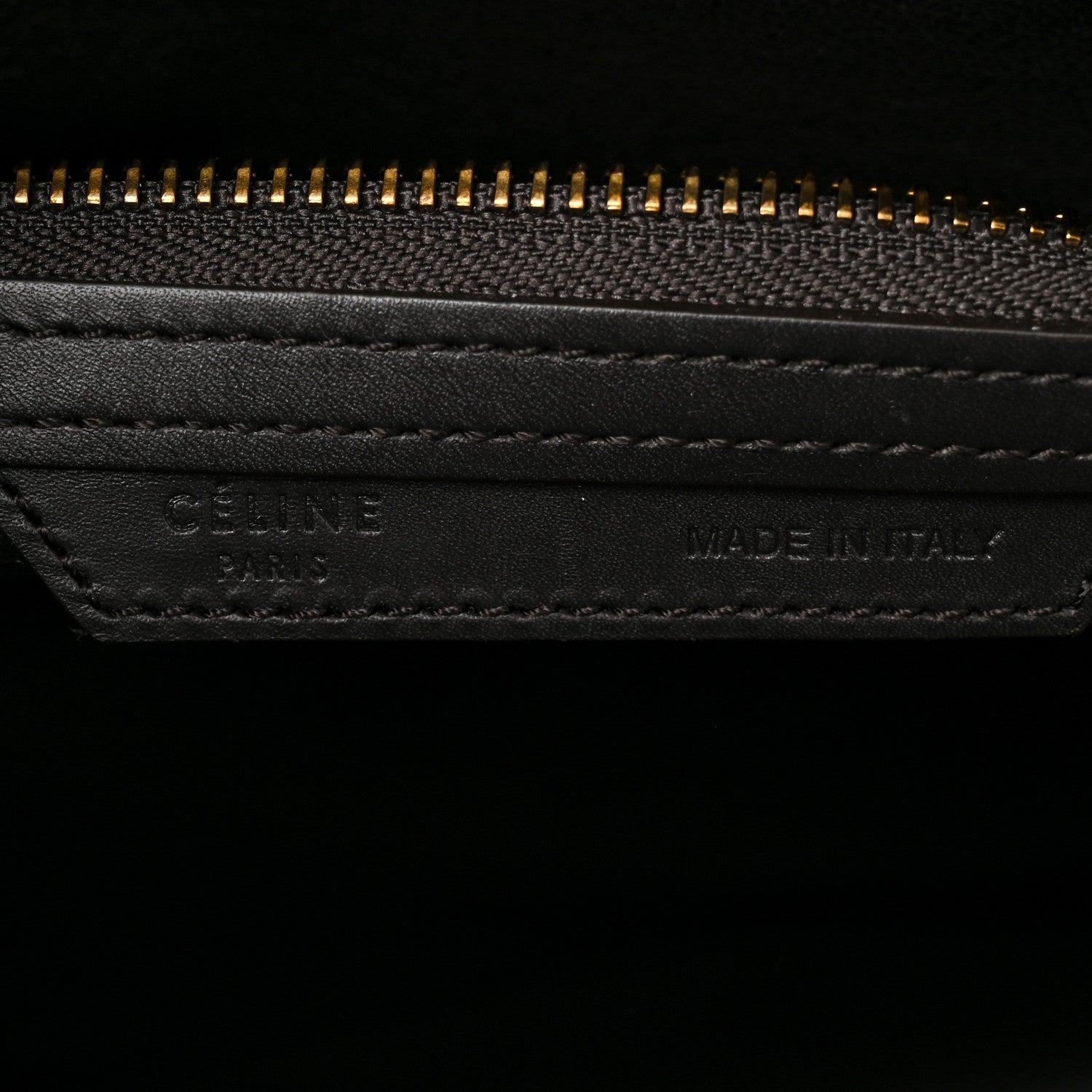 Celine Drummed Calfskin Nubuck Mini Tri-Color Luggage Chalk 6 of 13