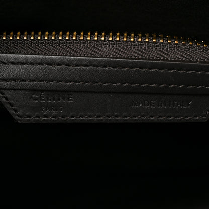 Celine Drummed Calfskin Nubuck Mini Tri-Color Luggage Chalk 6 of 13