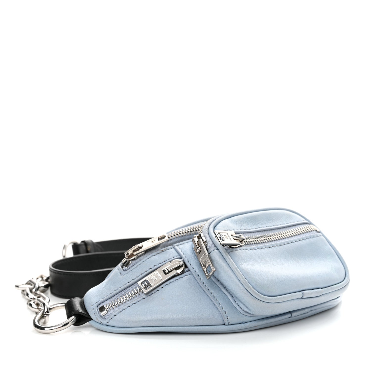 Alexander Wang Lambskin Mini Attica Belt Bag Light Blue 1579973 – FASHIONPHILE