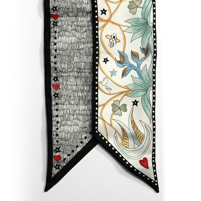 Christian Dior Silk L'Amoureux Mitzah Scarf 2 of 4