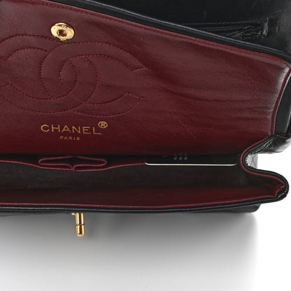 Chanel Lambskin Quilted Medium Double Flap Black 4 of 8