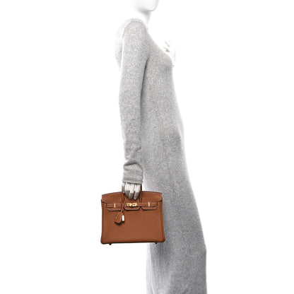 Hermes Togo Birkin 25 Gold 2 of 11