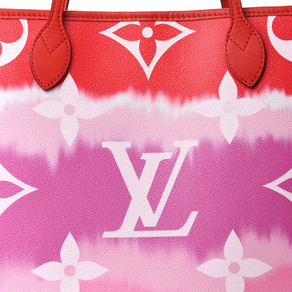 Louis Vuitton Monogram Escale Neverfull MM Rouge 11 of 11