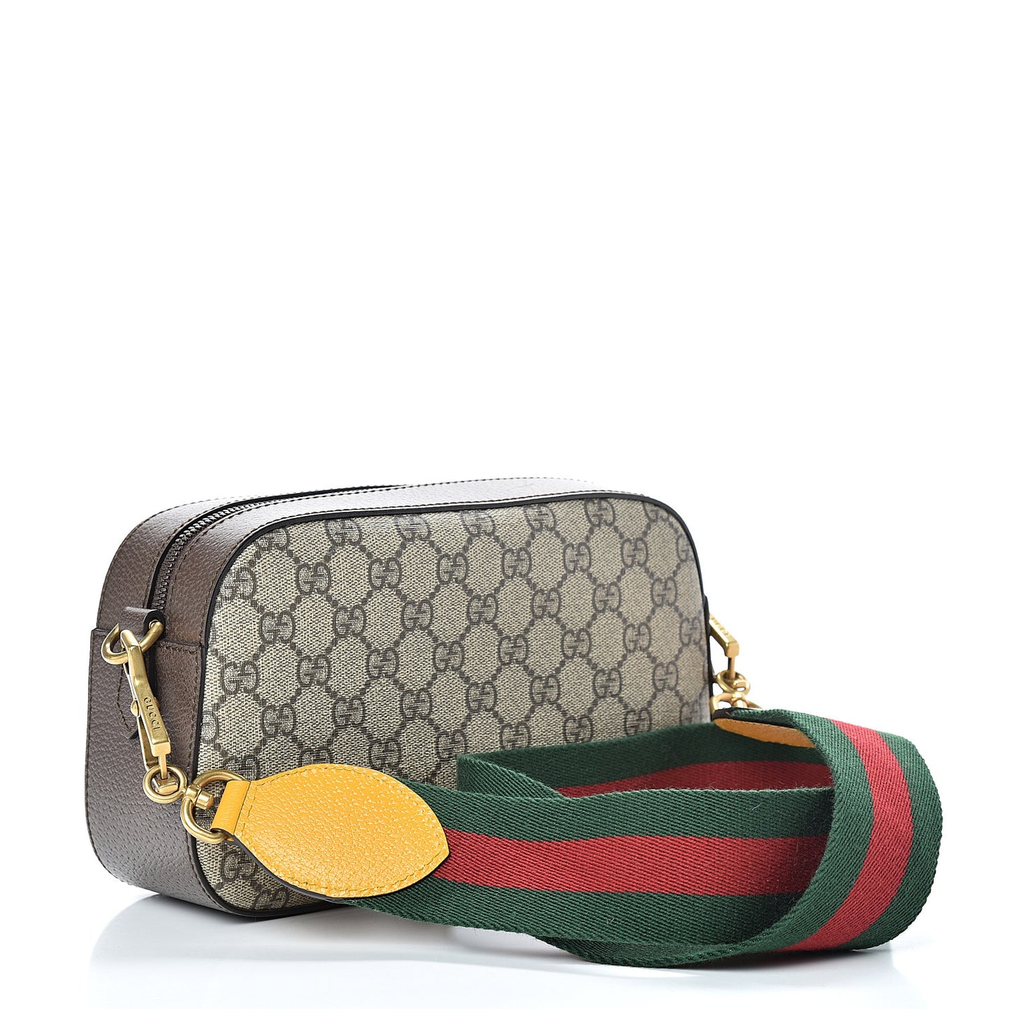 GG Supreme Monogram Web Neo Vintage Shoulder Bag Beige New Acero Crop