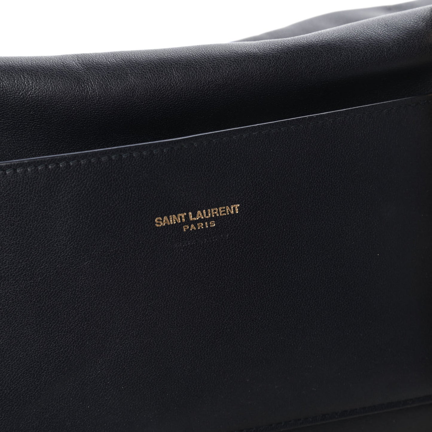 Smooth Calfskin Suede Medium Reversible Monogram Kate Satchel Navy