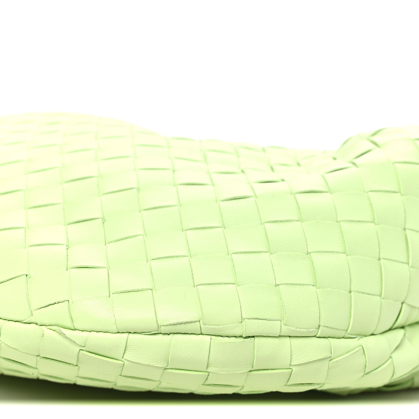 Nappa Intrecciato Teen Jodie Hobo Pistachio Pistachio