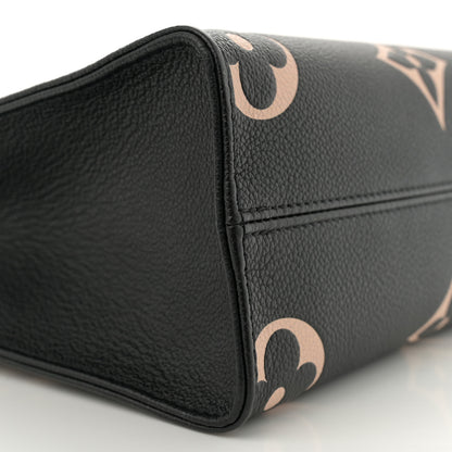 Louis Vuitton Empreinte Monogram Giant Onthego PM Black Beige 8 of 10