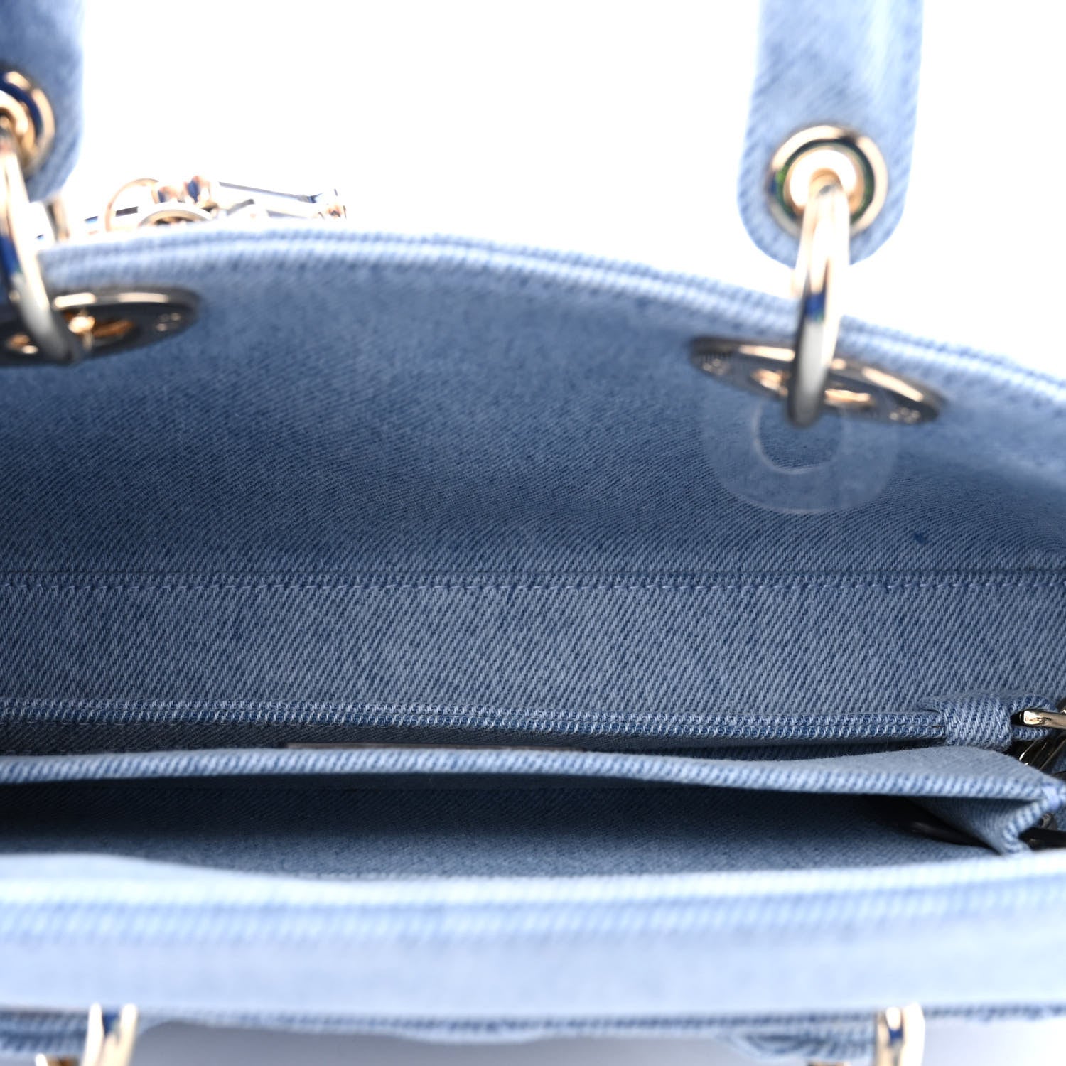 Christian Dior Denim Macrocannage Lady D-Joy Blue 5 of 9