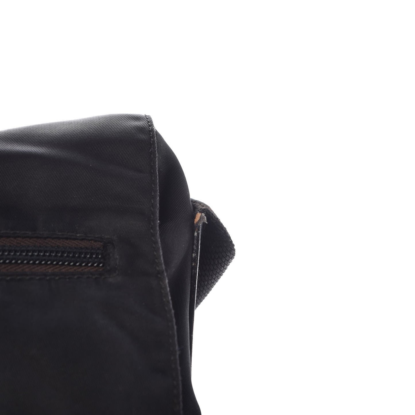 Nylon Vela Messenger Bag Black
