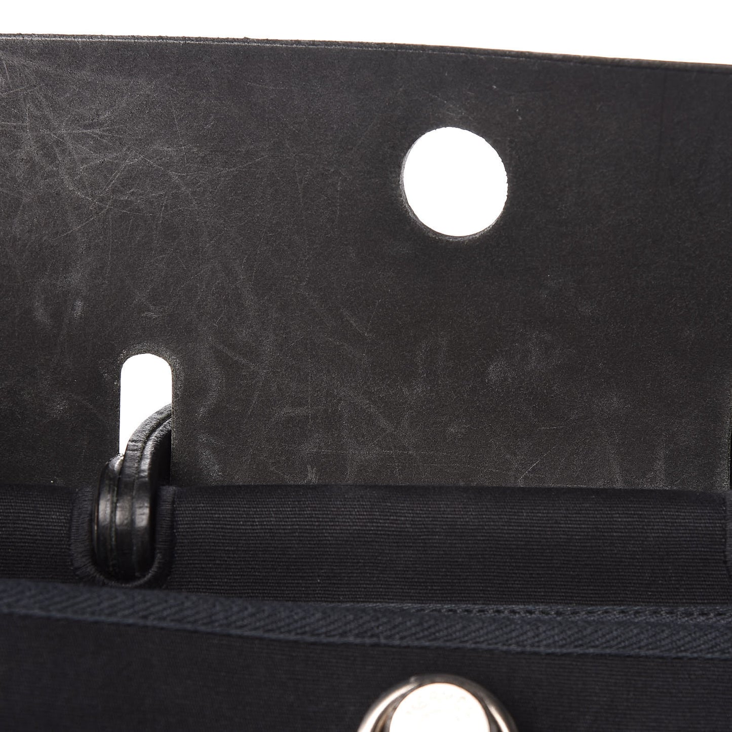 Toile Vache Calfskin Herbag 39 MM Black