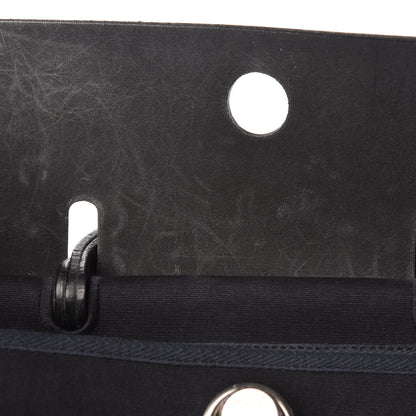 Hermes Toile Vache Calfskin Herbag 39 MM Black 15 of 24