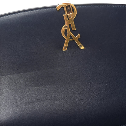Saint Laurent Box Calfskin Monogram Small Solferino Shoulder Bag Blue 10 of 10
