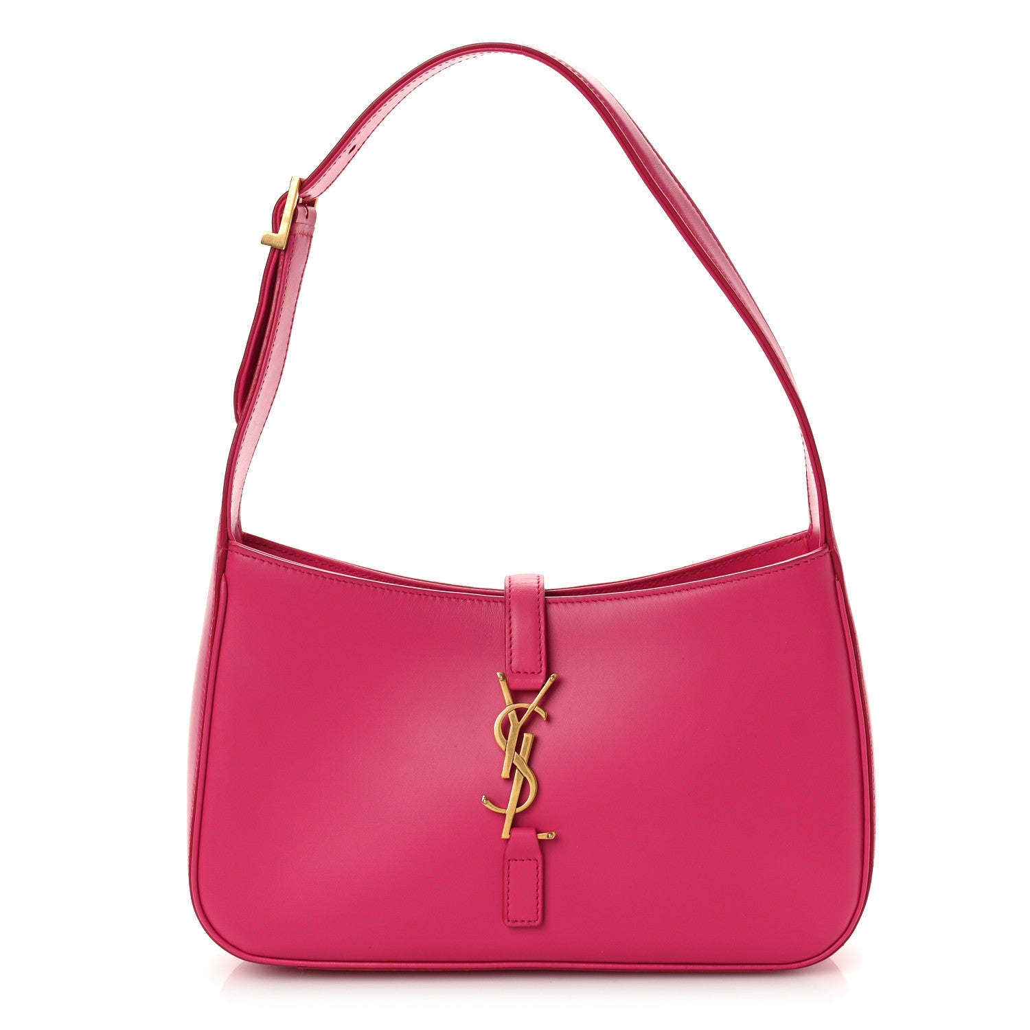 Saint Laurent Smooth Calfskin Le 5 A 7 Hobo Bubblegum 1 of 8