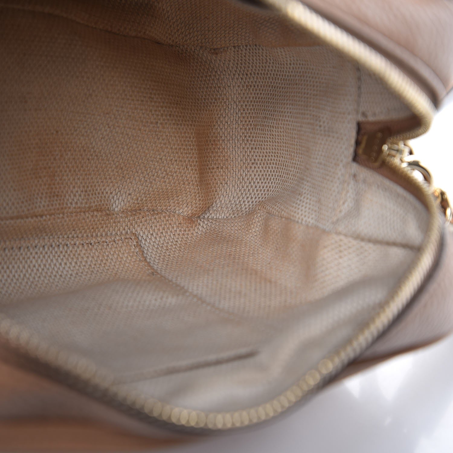 Gucci Pebbled Calfskin Small Soho Disco Bag Rose Beige 8 of 10