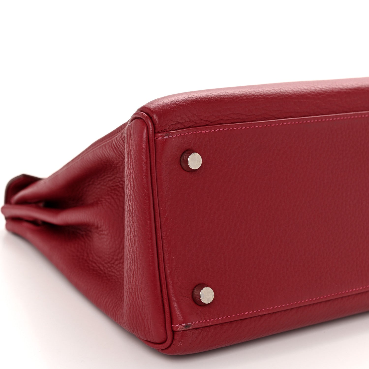 Hermes Togo Kelly Retourne 32 Rouge Vif 9 of 21