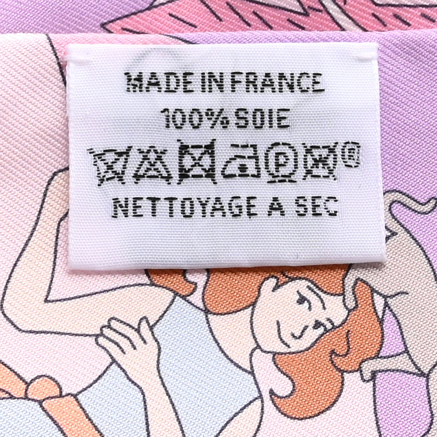 Silk Carres Volants Twilly Lilas