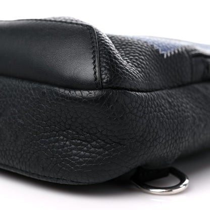 Louis Vuitton Empreinte Avenue Sling Bag Grey Blue 8 of 12